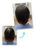 初めての髪が元気になる艶＋(プラス)カラー