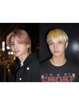 トレンドを押さえた韓国アイドルのようなカットやカラーはお任せください！
