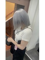 セレーネヘアー オオサカ 心斎橋店(Selene hair OSAKA) シルバーカラー学割心斎橋難波韓国ヘア/ホワイトカラー