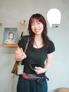 サニー(Sany) ニュアンスパーマ×ボルドーカラー