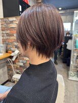 ルーナヘアー(LUNA hair)&nbsp;ショート ショートカット レイヤー くびれショート 40代50代60代