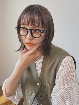 黒髪/クラゲヘアー/オリーブグレー/小顔/ココアベージュ/千葉