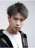 ソフトツイストアップバング