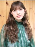 【buZon ブゾン】ゆるウェーブロング×アッシュベージュ 