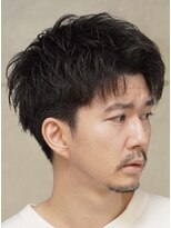 トラスト ザ バーバー 東京駅八重洲店(TRUST the Barber) アップバングショート/メンズヘア