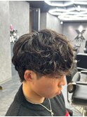 スパイキーショート/ベリーショートメンズ/シャドウパーマ