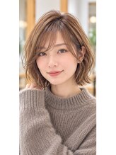 ラクープアーキー ヨッカイチ(La Coupe Artkey yokkaichi)&nbsp;大人可愛い♪透明感ブラウン外ハネボブ