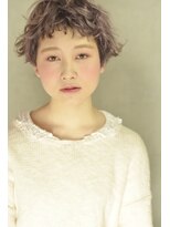 コイ(coii)&nbsp;☆ピンクラベンダーグレージュのエアリーショート☆【coii】