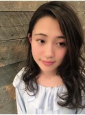 ほつれウェーブミディー