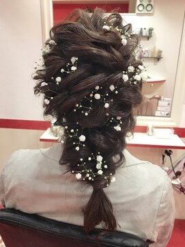 ヘアセットサロン プティ 神戸三宮(petit) ルーズ編み下ろし