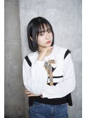 【salon de MiLK 原宿】ツヤ×耳かけボブ
