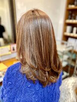 ミーノ(mｉｅｎｏ) 触りたくなる艶髪☆ストレート♪ベージュ