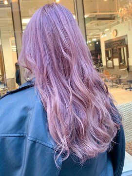 クアトロ グランシュ 川崎店(QUATRO × GranCieux) 【QUATRO川崎】パステルラベンダーアッシュ 谷口星利奈