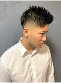 ビジネスツーブロック×フェードスタイル<理容室><立川/床屋>