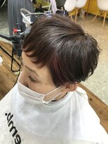 ヘアークリエーション アンベリール(hair creation embellir) 短めバングのショートボブ