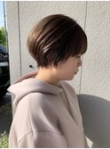 丸みショート　ショートボブ　３０代、４０代、５０代