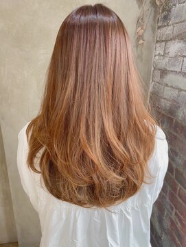 シックス ヘア ワーク ショップ(No.06 Hair Work Shop) オレンジ ＋レイヤー ロング