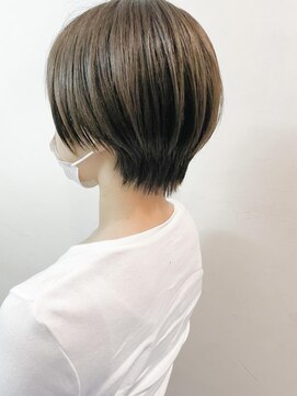 キャンバス バイ ネオリーブ 横浜西口(Canvas by neo.) 大人かわいい小顔丸みのあるショートボブ 20代30代40代