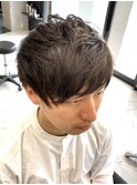マッシュ系　ツーブロック