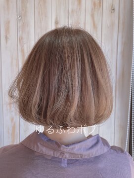 ヘアーアンドメイクサワ 佐久店(sawa) 20代30代大人可愛いふわゆるボブ