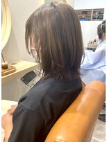 ブランチ(branch)&nbsp;【branch鬼塚】お客様スタイル　簡単スタイリングのくびれミディ