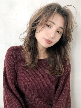 アイティーバイアルバム 藤沢店(IT by ALBUM) 女っぽレイヤー巻き_アッシュブラウンネオウルフ_7035