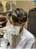 ニュアンスパーマ×ハイライト