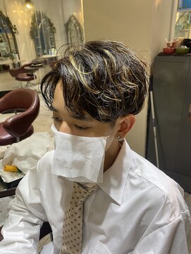 ヘアリゾートエーアイ 新宿西口店(hair resort Ai) ニュアンスパーマ×ハイライト