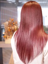 ハーバーズ バイ エムスラッシュ 鎌倉由比ヶ浜(Harbors by M.SLASH)&nbsp;HARBORS鎌倉/大人ガーリー/レッドブラウン/暖色系カラー/ツヤ髪m