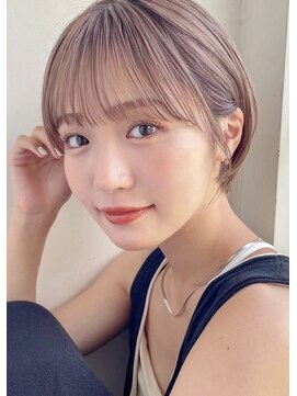 ガーデン オオタカノモリ(garden otakanomori) 20代30代40代大人小顔ショートボブ×前髪ありf