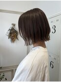 スッキリ短めボブ
