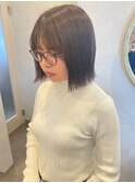 こなれ似合わせカット ぱつっとボブ 切りっぱなし トレンド