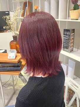 ドレス(Dress) ピンクカラー/透明感/ブリーチカラー