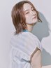 肌と髪に優しい**透明感ケアカラー+カット+オージュアトリートメント