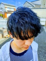 オッジ ヘアー 深谷店(Oggi Hair)&nbsp;メンズ ブルーブラック　10月