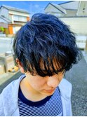 メンズ ブルーブラック 10月