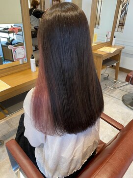 ルシュカイチマルニ(Rasca102) インナーカラー/ピンクカラー/チョコレートブラウン