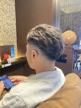 アンツ サザンリゾート 茅ヶ崎店(ANT'S Southern Resort) ベリーショート/ダークアッシュ/ニュアンスパーマ/韓国マッシュ