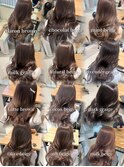 人気ブリーチなしカラー オリーブグレージュ ショコラベージュ
