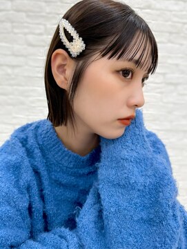 ソア 並木坂(Soa) 韓国ボブ/切りっぱなしボブ/タッセルボブ/透明感カラー/Minori