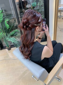 シャーマン(SHERMAN) お団子ハーフアレンジ♪