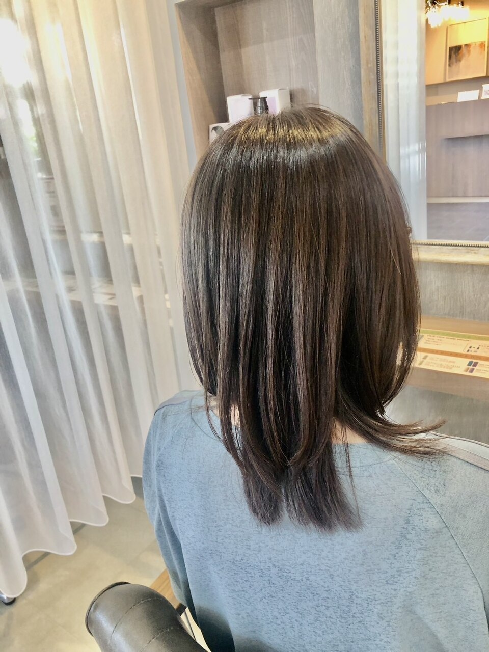 【ブリーチを使わない】カット＋明るい白髪染め＋ジェルケア