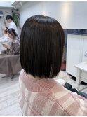 切りっぱなしボブ/メルティカラー/フェミニンロング　新籾