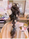 成人式アップヘアー