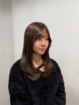 クエント(cuento) ロングローレイヤー/イメチェン/美髪/広島/韓国ヘア顔周り