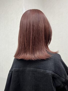 リア(Lia by KENJE) ブリーチ一回で出来るピンクブラウンカラー♪
