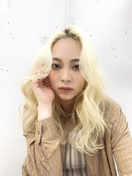 ムク 横浜店(muku) ダブルカラーベージュカラーケアブリーチハイトーンカラー韓国