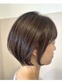 ナチュラルショートボブ
