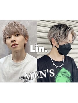 リン(Lin.) メンズ×ハイトーン×インナーカラー【稗田大輔】