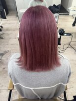 アジールヘア 所沢プロペ通り店(agir hair)&nbsp;ピンクラベンダーケアブリーチ&ダブルカラー所沢